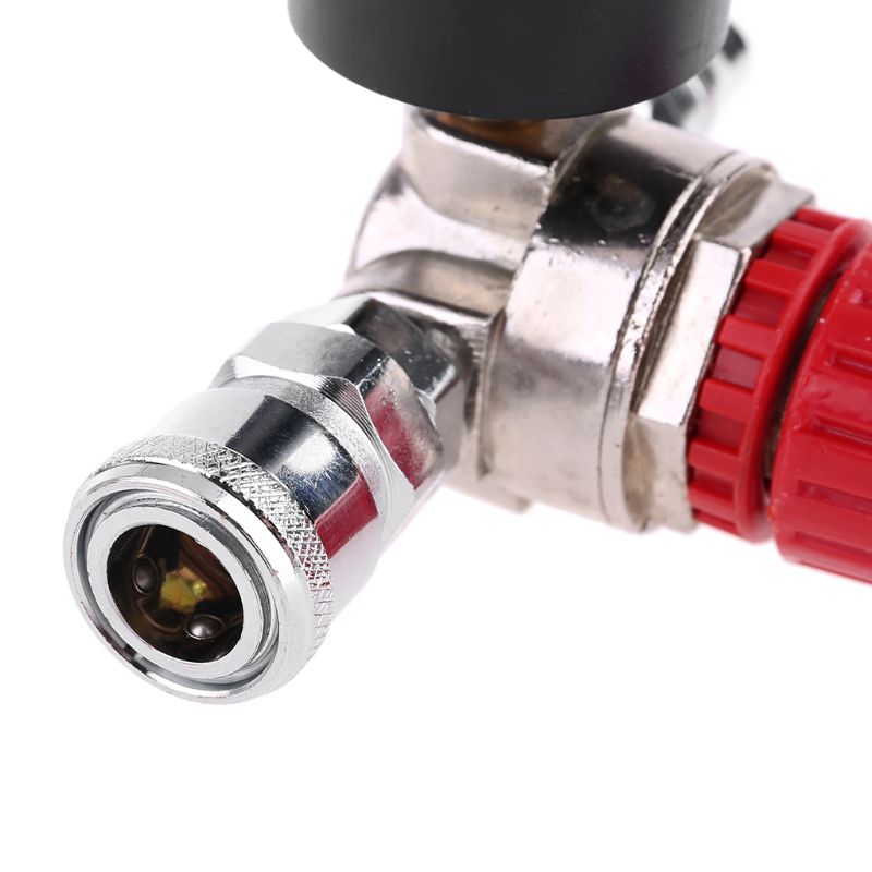 Luft Kompressor Druckregler Schalter Kontrolle Ventil Messgerät mit Männlich Weiblich Stecker
