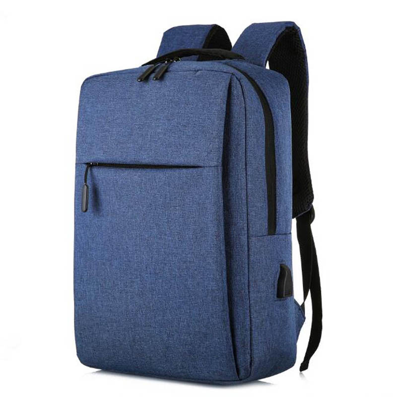 15.6 inch Laptop Usb Backpack School Bag Rucksack Anti Theft Men Backbag Travel Daypacks Male Leisure Backpack Mochila: Blue