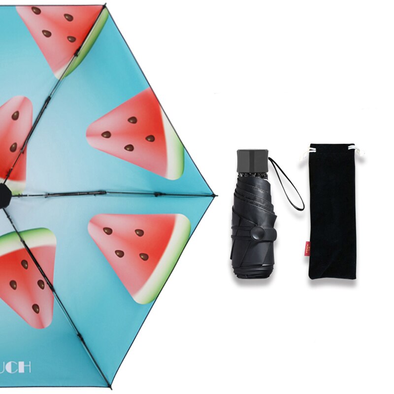 RPLIFE Mini-Regenschirm Mit UV50+ Schutz - Perfekt Für Handtasche & Rucksack