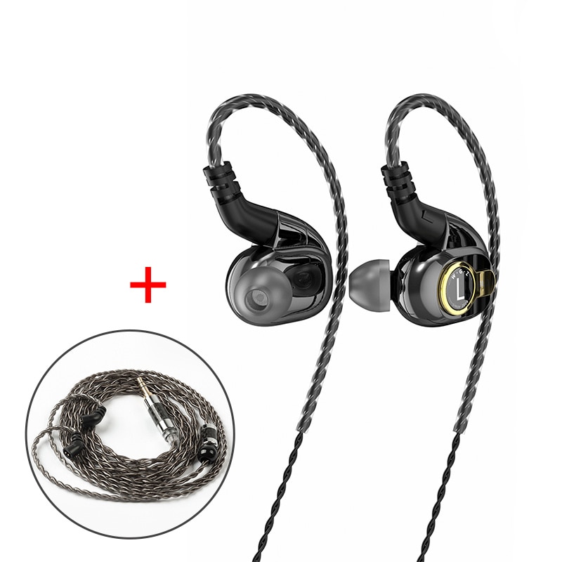 Blon BL-05 bl05 BL-03 bl03 10mm 2nd geração de nanotubo carbono diafragma cnt no ouvido fone alta fidelidade dj esporte fones