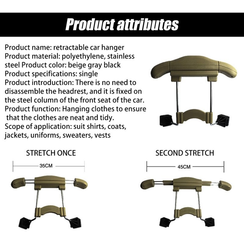 Uchwyt na ubrania samochodowe miękki płaszcz wieszaki powrót podłokietnik robić siedzenia wieszak marynarka od garnituru uchwyt stojak materiały samochodowe