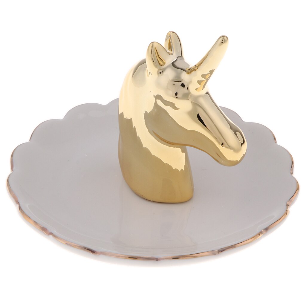 Ceramic Jewelry Dish for Engagement Wedding Rings Display Jewelry Tray Décor