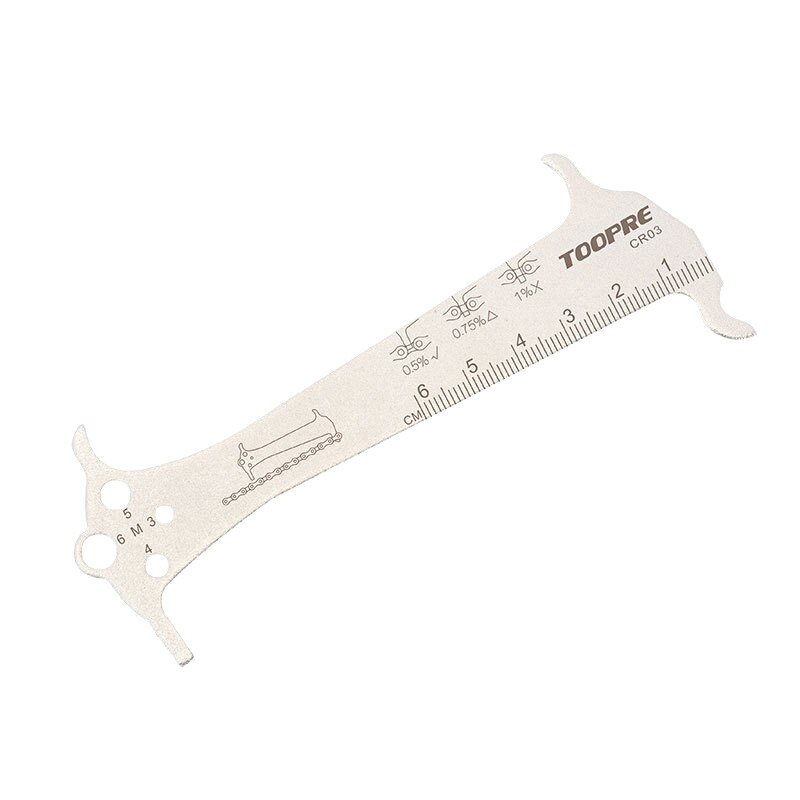 MTB Bike Chain Measuring Ruler Mountain Bike Chain Wear Measuring Tool Measuring Bicycle Caliper Repair Tools Cycling Accessory