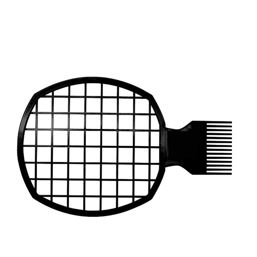 Kapper Mannen Haar Vuile Braider Twist Spons Handschoenen Afrikaanse Haar Styling Vork Kam Haar Krullen Schuim Voor Salon: Comb A