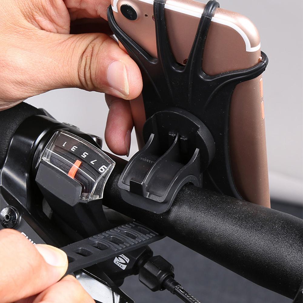 Fahrrad Telefon Halfter für IPhone 11 Samsung Xiaomi 9 Universal- Motorrad praktisch Halfter Fahrrad Lenker Ständer Halterung TSLM1