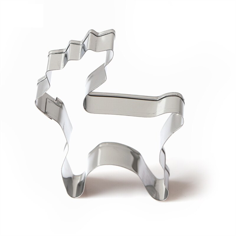 Kerst rendier fondant taart sjabloon keuken cupcake decoratie sjabloon mal koekje koffie sjabloon bakfondant