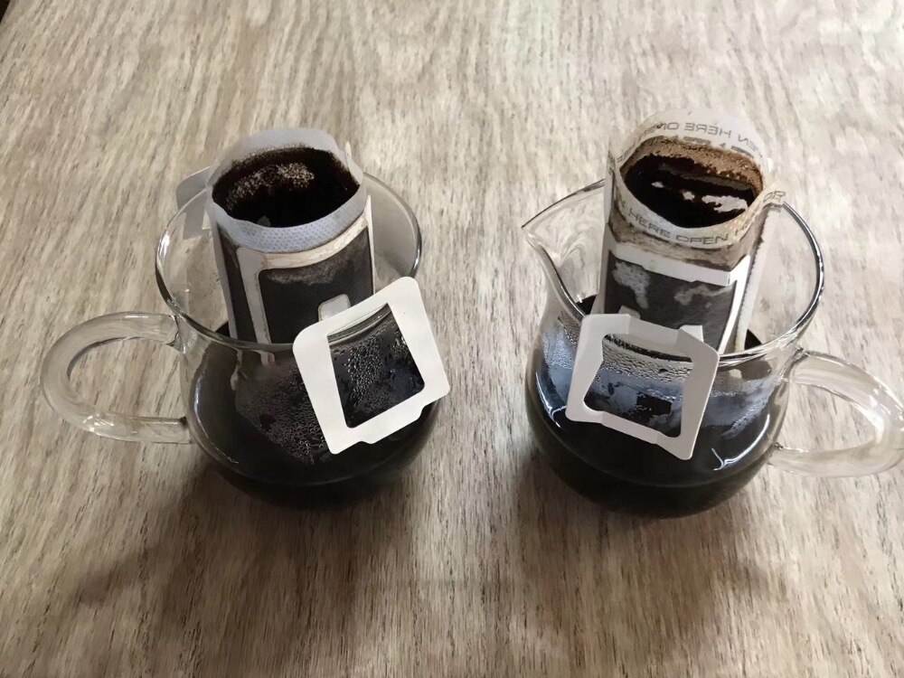 Hengende øre kaffepose bærbar drypp kaffefilter / drypp kaffefilterpose / kaffefilterpose / dryppkafé filterpapirpose