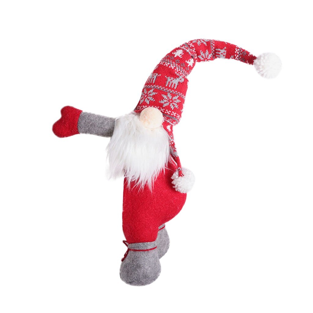 père noël ornement tricoté laine rideau tenir porte rideau bouton noël ornement noël nouvel an: A