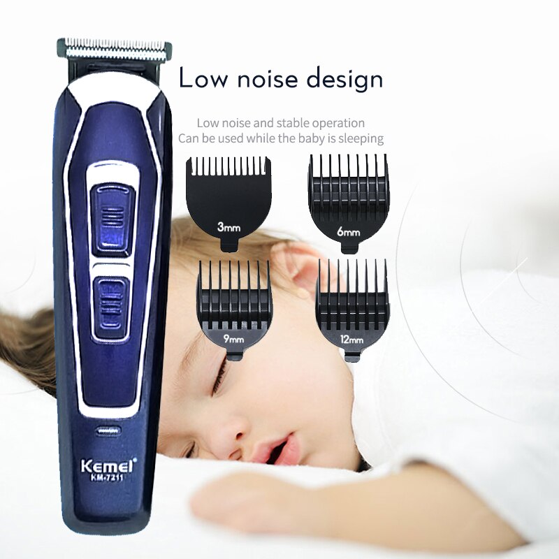 Kemei Precisie Mannen Tondeuse Low Noise Styling Trimmer Tondeuse Scheren Machine Kapper Speciale Gereedschap 45D