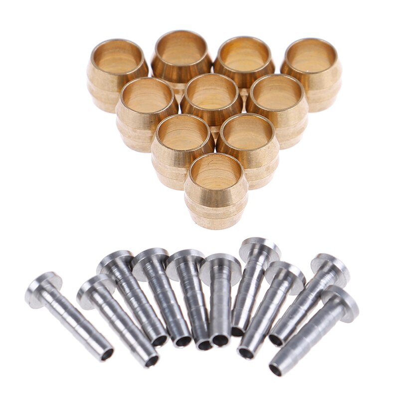 10 Set Connettore Oliva E Insert Per Tubo Freno Idraulico BH90 – Ricambio Universale