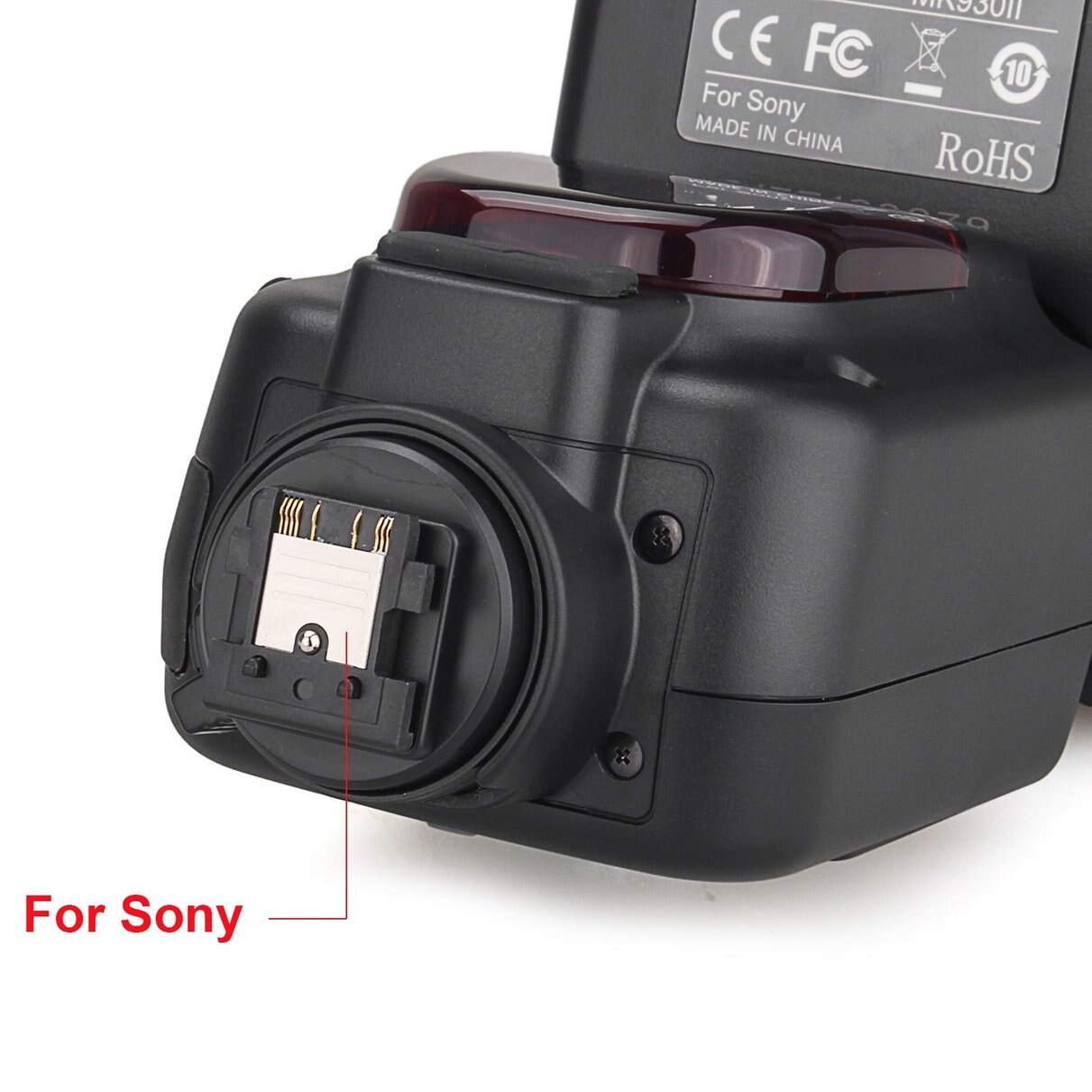 MEIKE MK-930 II GN58 Kamera Blitz Speedlite für Sony MI Hotshoe Kameras - 5600K Farbtemperatur
