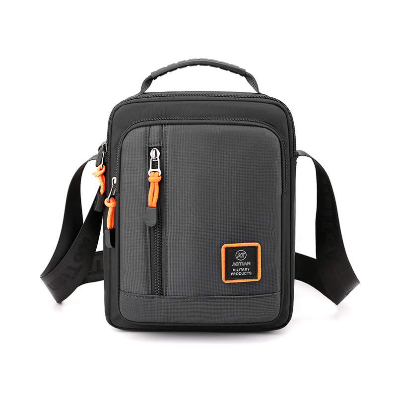 Bolso de hombro para hombre, bolso pequeño impermeable para teléfono móvil, bolso de mensajero para hombre, bolso cuadrado, bolsos cruzados de viaje: Púrpura