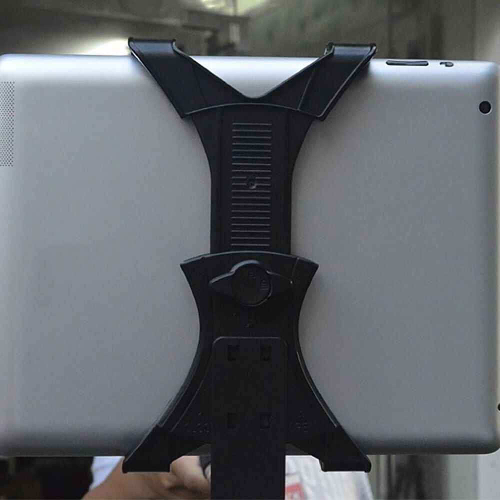 Multifunction Universal Adjustable Plastic Tablet Tripod Mount Holder Clip proof For IPad Clamp 1/4" Thread Adapter Tablet