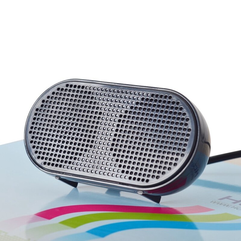 Usb Speaker Draagbare Luidspreker Powered Stereo Multimedia Speaker Voor Notebook Laptop Pc Black