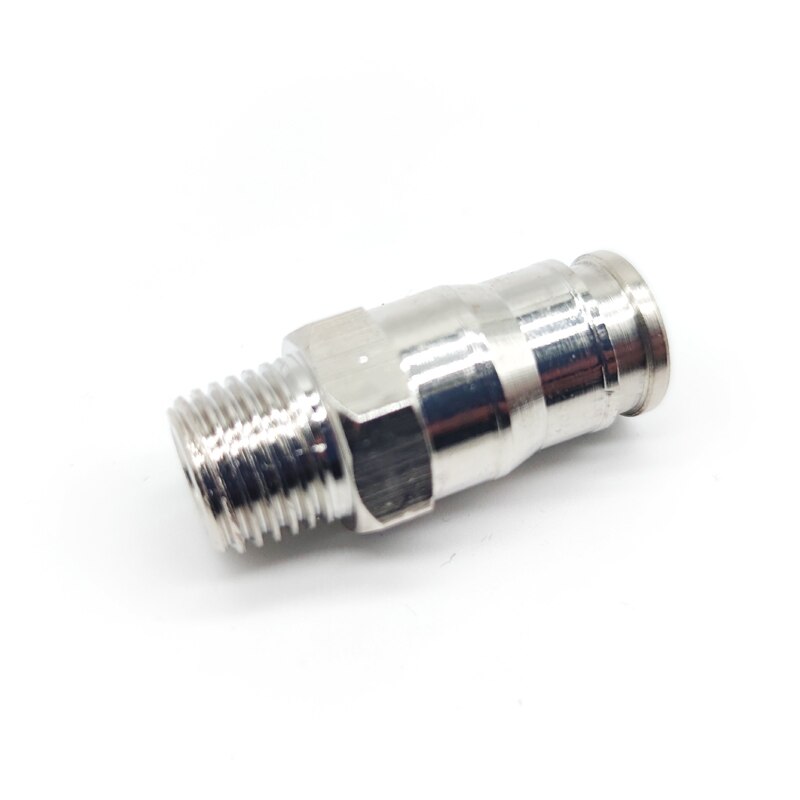 High Pressure Brass 3/8" Interface Slip Lock Quick Connector Tee Elbow Straight Joint With Nozzles Seat Misting System Fittings: male connector
