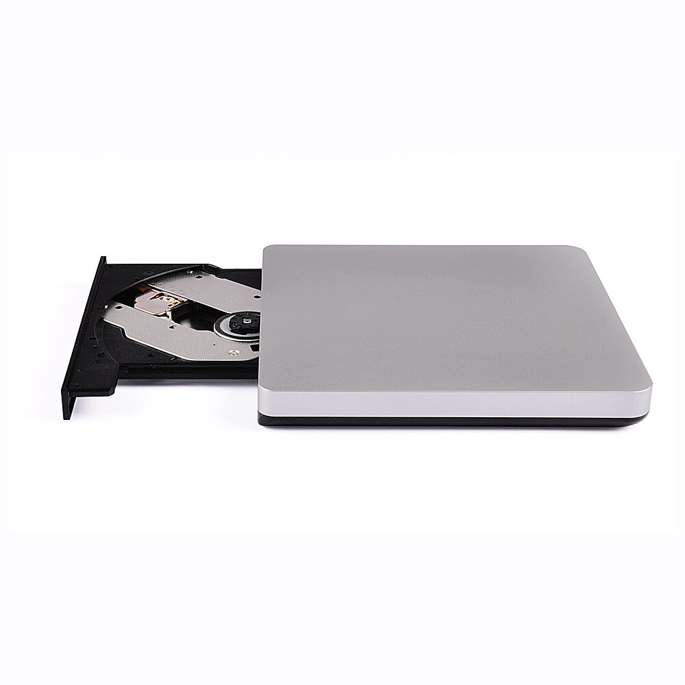 Deepfox-Unidad óptica delgada USB 3,0, unidad externa de DVD, ROM, RW, grabador de CD, para portátil, Netbook, Notebook y PC, color negro
