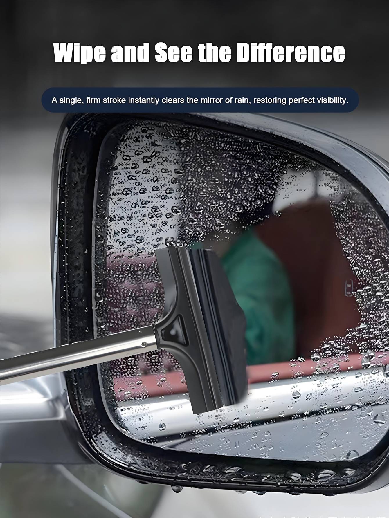 Ausziehbarer, teleskopischer Autofensterreiniger, Scheibenwischer, Waschbürste, Reinigungswerkzeug für Autoglas und Rückspiegel