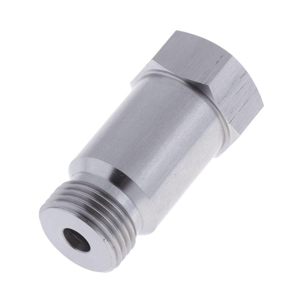 Stainless Straight O2 Sensor Extension Spacer Fix Adapter 45mm - M18 X 1.5