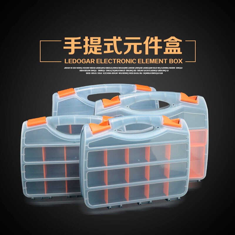 Repair Portable Tool Box Organizer Cabinet Waterproof Plastic Tools Box Caixa Organizadora Screw Storage EA60GX