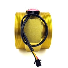 DN80 Aluminum G 3" Inch Water Flow Flowmeter Counter Hall Sensor Switch Meter 30-500L/min