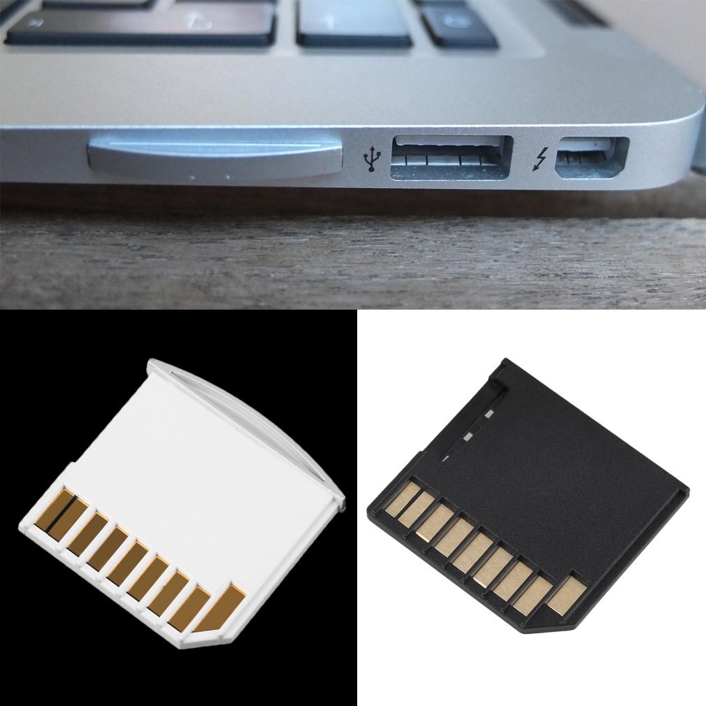 Mini adaptador de tarjeta SD SDHC TF, unidad Flash Air de hasta 64G para Macbook, Sony, plástico y Metal para Pop, tarjeta de memoria, 1g