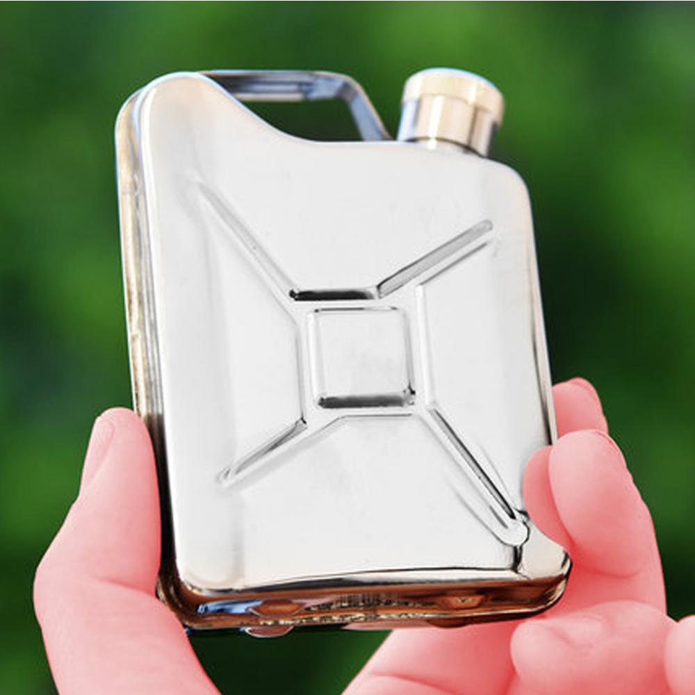 Portable Compact 177ml/6oz Premium Stainless Steel Pocket Hip Flask Leak Proof