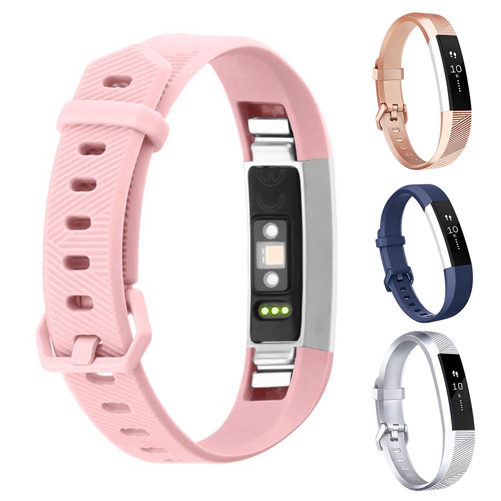 reemplazo de silicona ajustable correa de reloj deportivo para Fitbit Alta HR