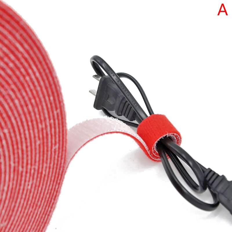 1X 90Cm Magic Tape Self Adhesive Fastener Tape Hook & Loop Fasteners Cable Tie Nylon Hook Loop Fastener Velcro Sweing Clothes: A