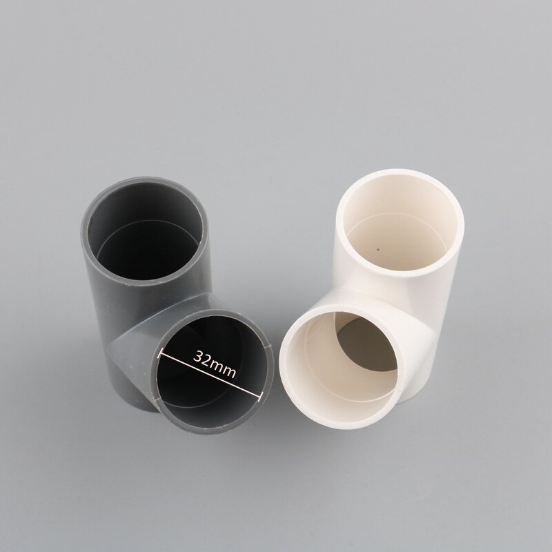 1pc up-cloud 32mm 40mm pvc-rør 3 -veis kobling hagevanning 1 tomme y-type vannrøradapter fisketankskjøtslangedeler