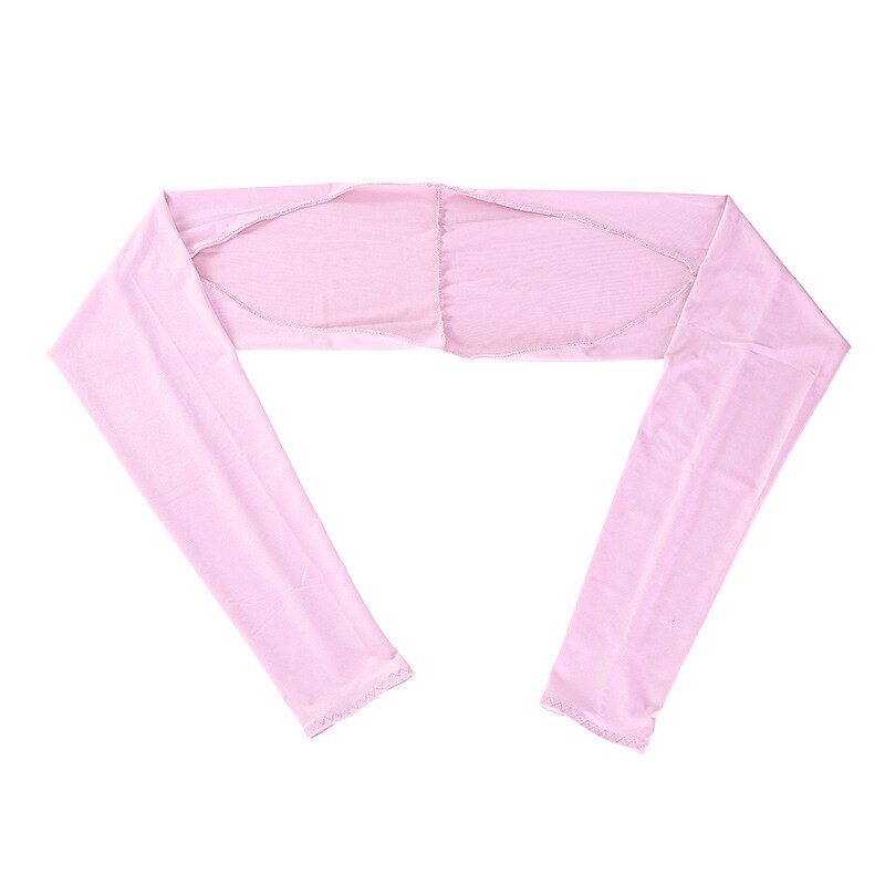 Cooling Sjaal Arm Mouwen Uv Bescherming Zon Protector Met Vinger Gat Voor Vrouwen Golfen Rijden Outdoor Activiteiten ED88: pink