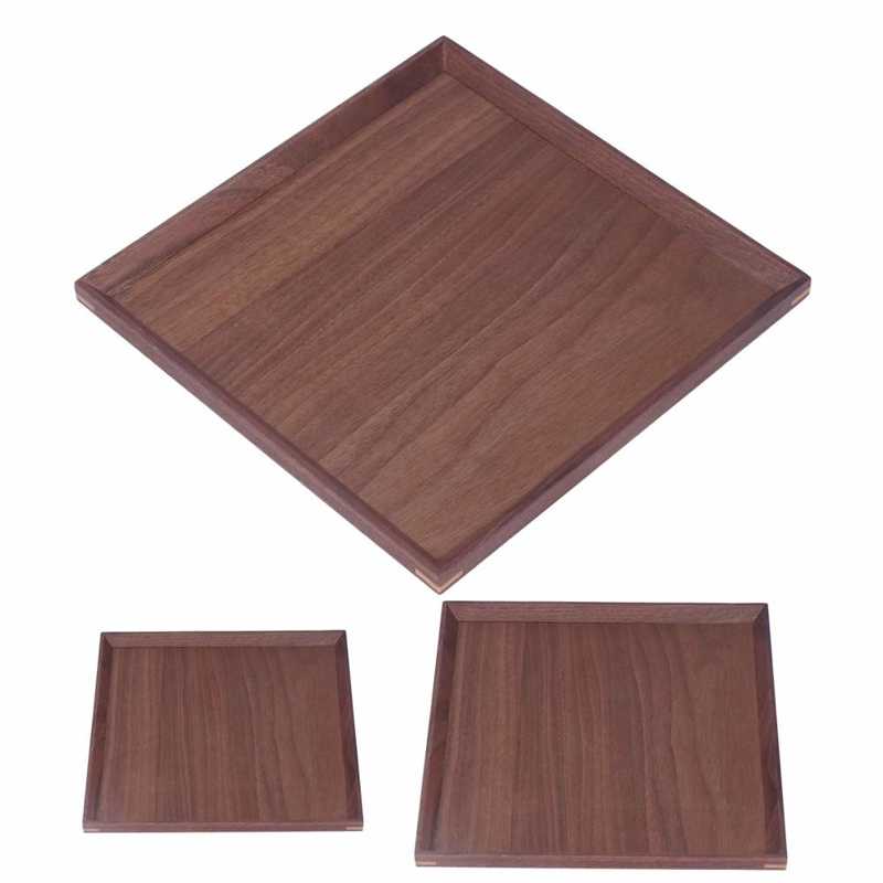 Wooden Tray Coffee Table Tray 2 Sizes Optional for Tableware for Kitchen