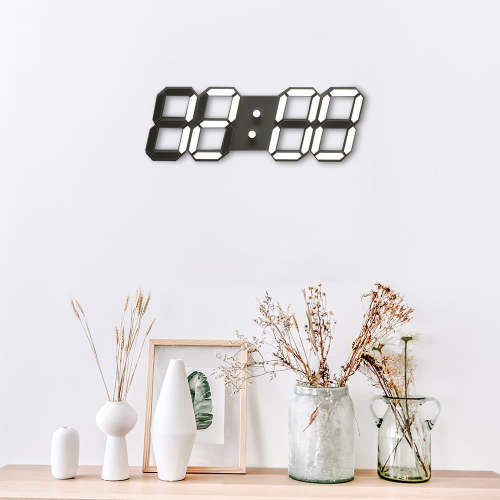 Time Large LED Digital Wall Clock Alarm Automatic Backlight Table Desktop Home Decoration Stand Hang Clock with Remote Control: Default Title