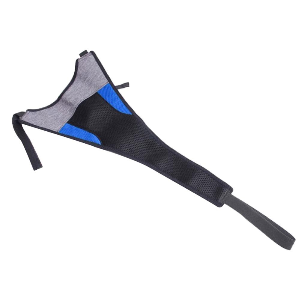 Cubierta para el sudor de la bicicleta, accesorio duradero para el interior del cuadro de sudor del ciclismo, accesorio de red de guardia, correa de rodillo para entrenamiento de bicicleta, ciclismo en casa: Azul