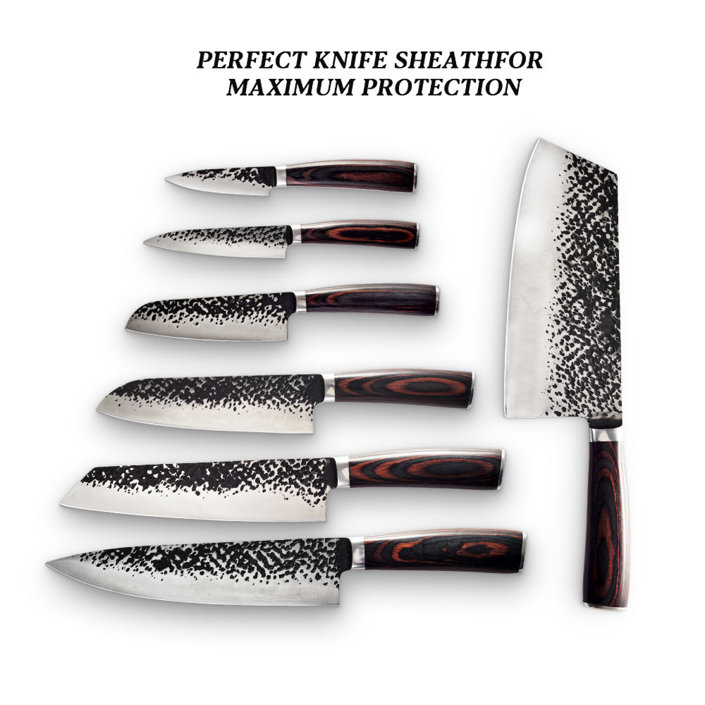 1806D Utility chef knife 8'' kitchen Knives-Set Sharp Cleaver kitchen tools Santoku Damascus Bread Knives Gif