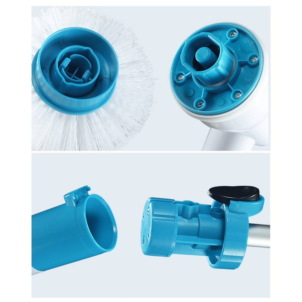 Multifunctional Electric Cleaning Brush Adjustable Cleaner Wireless Charging Clean Bathroom Kitchen Cleaning Tools Set