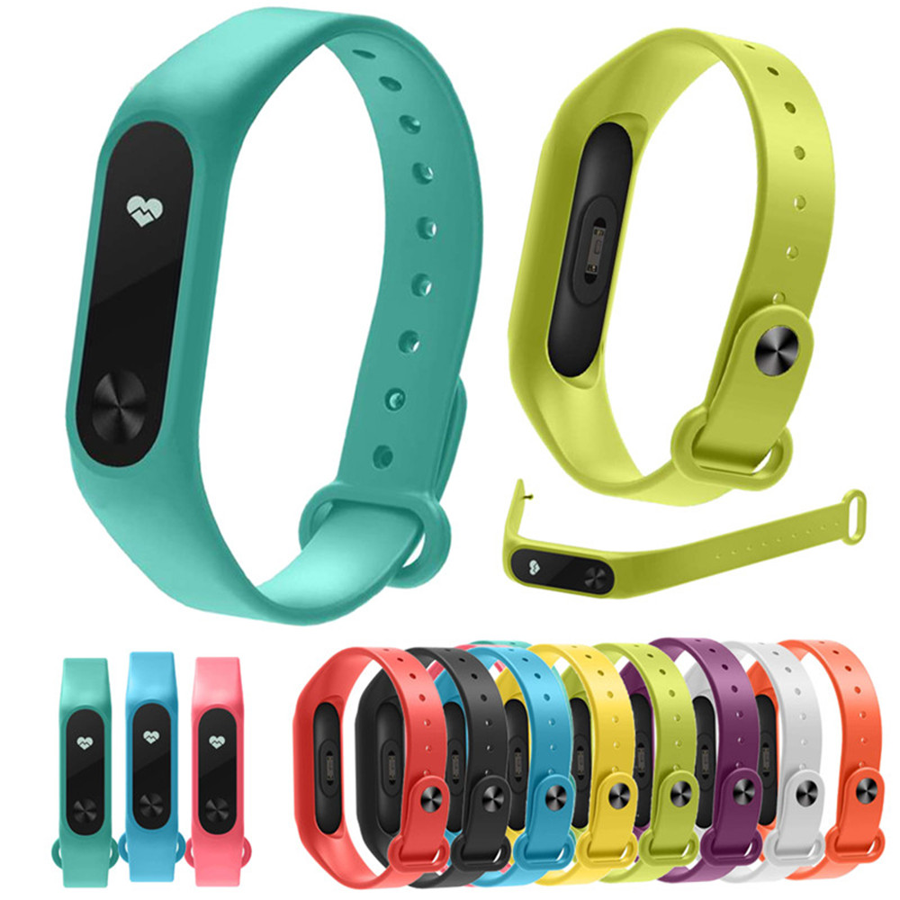 Pulsera para xiaomi mi band 2 Correa de silicona mi band 2 pulsera muñequeras para xiaomi mi band2 smartwatch