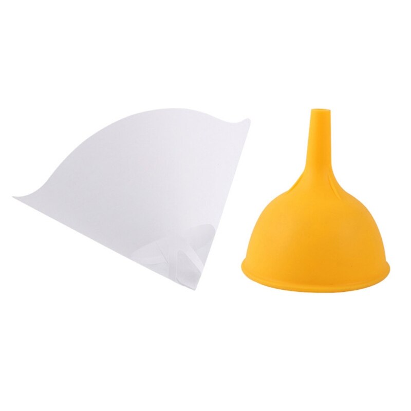 Photopolymer Resin Paper Silicone Disposable Filter 3D Printer Funnels 101Pcs