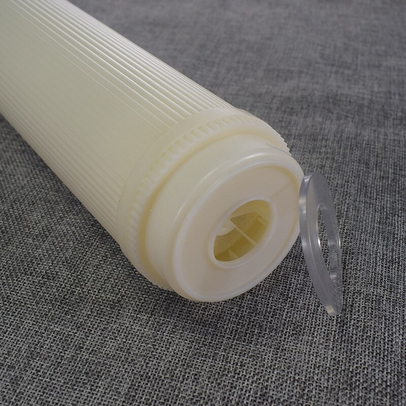 Tod -2 stk 10 tommer flad type uf hulfiber ultrafiltreringsmembraner filter 0.01 mikrometer høj flow membran uf tør