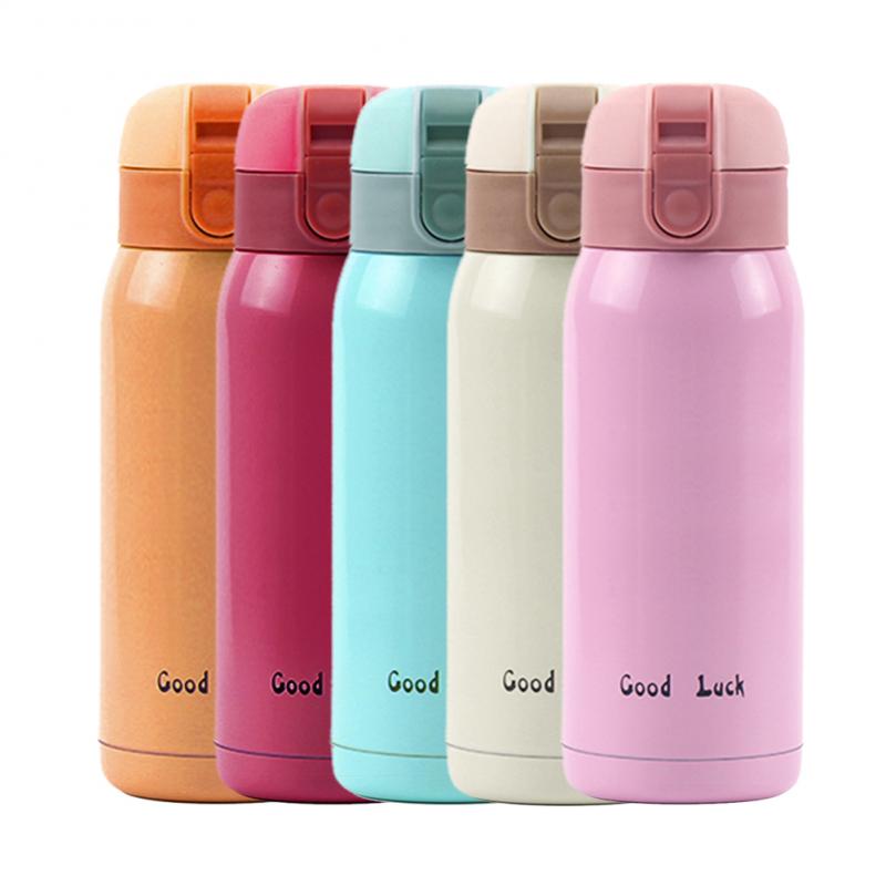 200/360ml Thermos Kids Cup Stainless Steel Bottle Thermos Vacuum Cup Coffee Cups Thermos Kids Belly Cup School Thermal Bottle