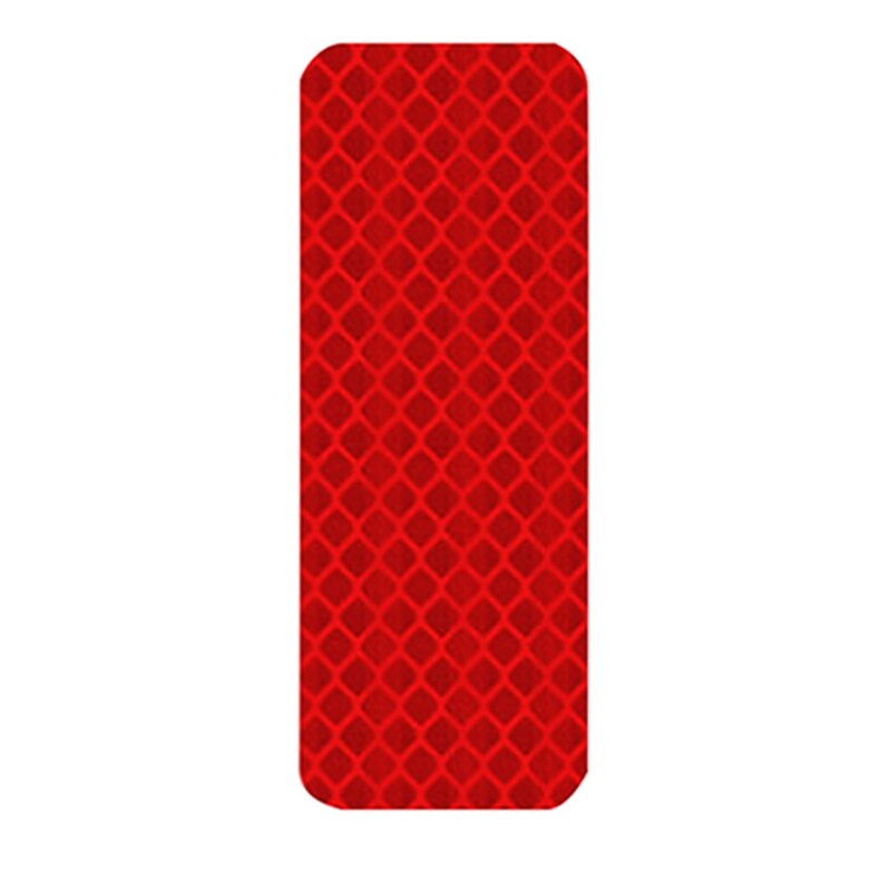 Cinta de tira de advertencia reflectante para parachoques de coche, calcomanías reflectantes de seguridad, estilo: CWS0596RD