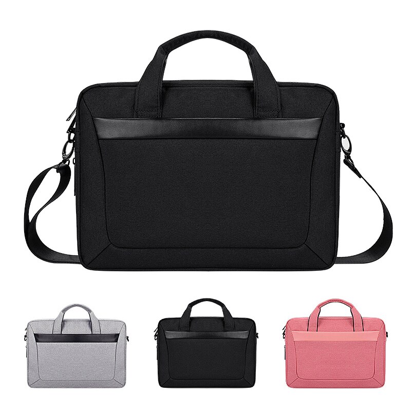Laptoptas 13.3 15.6 14 inch waterdichte notebooktas hoes voor macbook air pro 13 15 computer schoudertas handtas aktetas