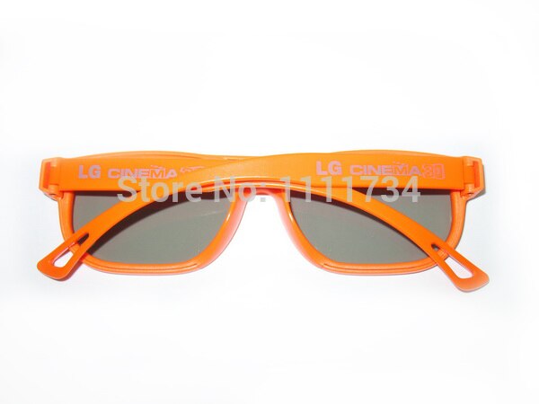 2pcs/set 3D polarized glasses fit for LG AG-F200 no flash Universal 3D cinema RealD 3D TV