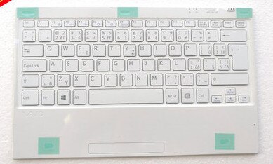 Original Keyboard for SONY TAP11 VGP-WKB16 Tablet Bluetooth Wireless Keyboard Russian Korean Spanish Arabic Japanese French: Czech white