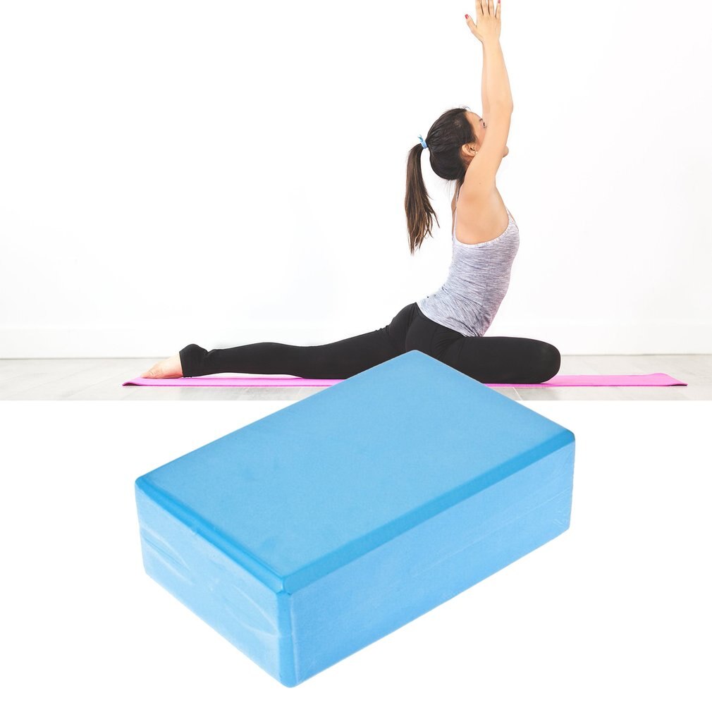 6mm fitness yogamåtte sport gym træning yaga madras med yoga blok stil