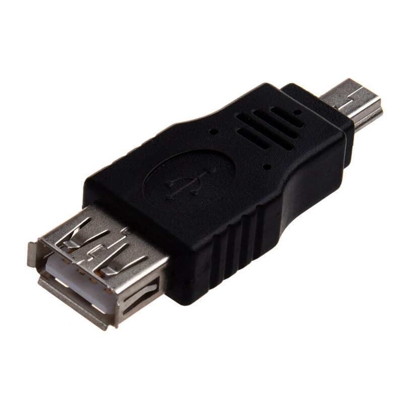 USB A Female to Mini USB B 5 Pin Male Adapter & Male to Female Type A USB 2.0 Adapter Converter Changer