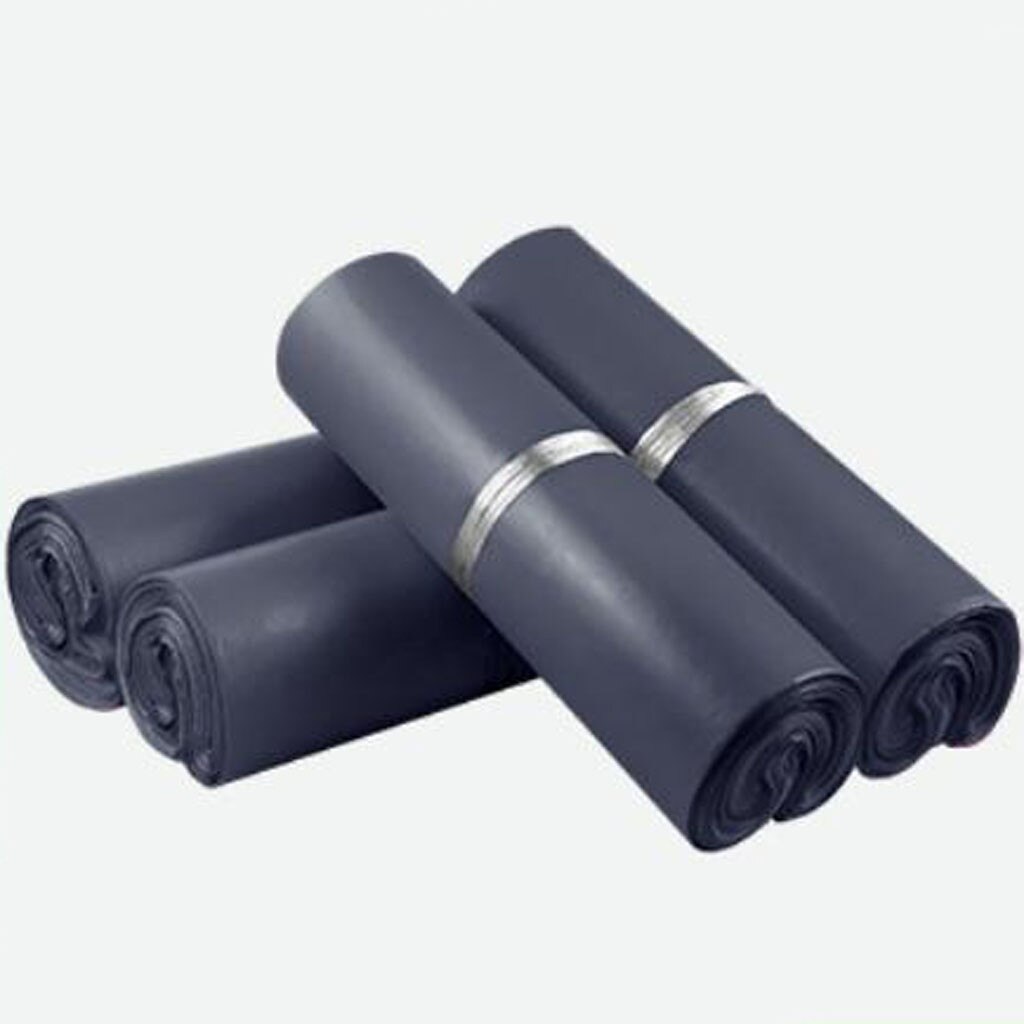 100Pcs/Lot Poly Mailer Plastic Bags Waterproof Mailing Envelopes Self Seal Post Bags Thicken Courier Bags: Black 