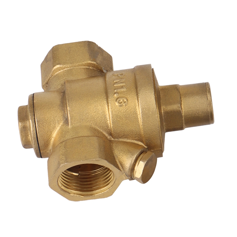PN 1.6 Adjustable Water Pressure Regulator Reducer Brass DN20 with Gauge Meter for Hydraulic Instability/Water Purifier