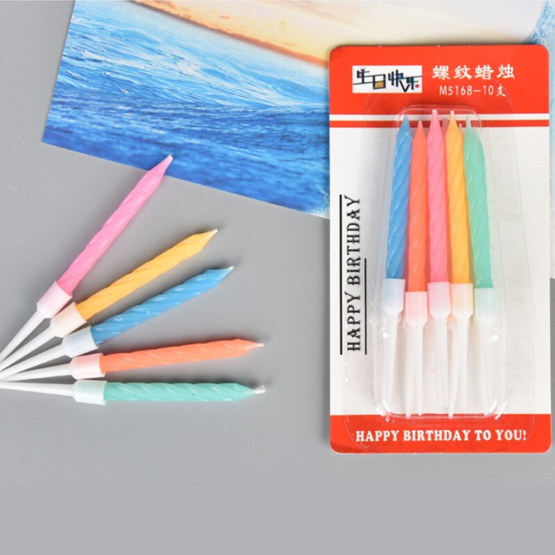 50/100 boxs Birthday candles child cake decorative candle romantic party candles Festive supplies wedding decoration