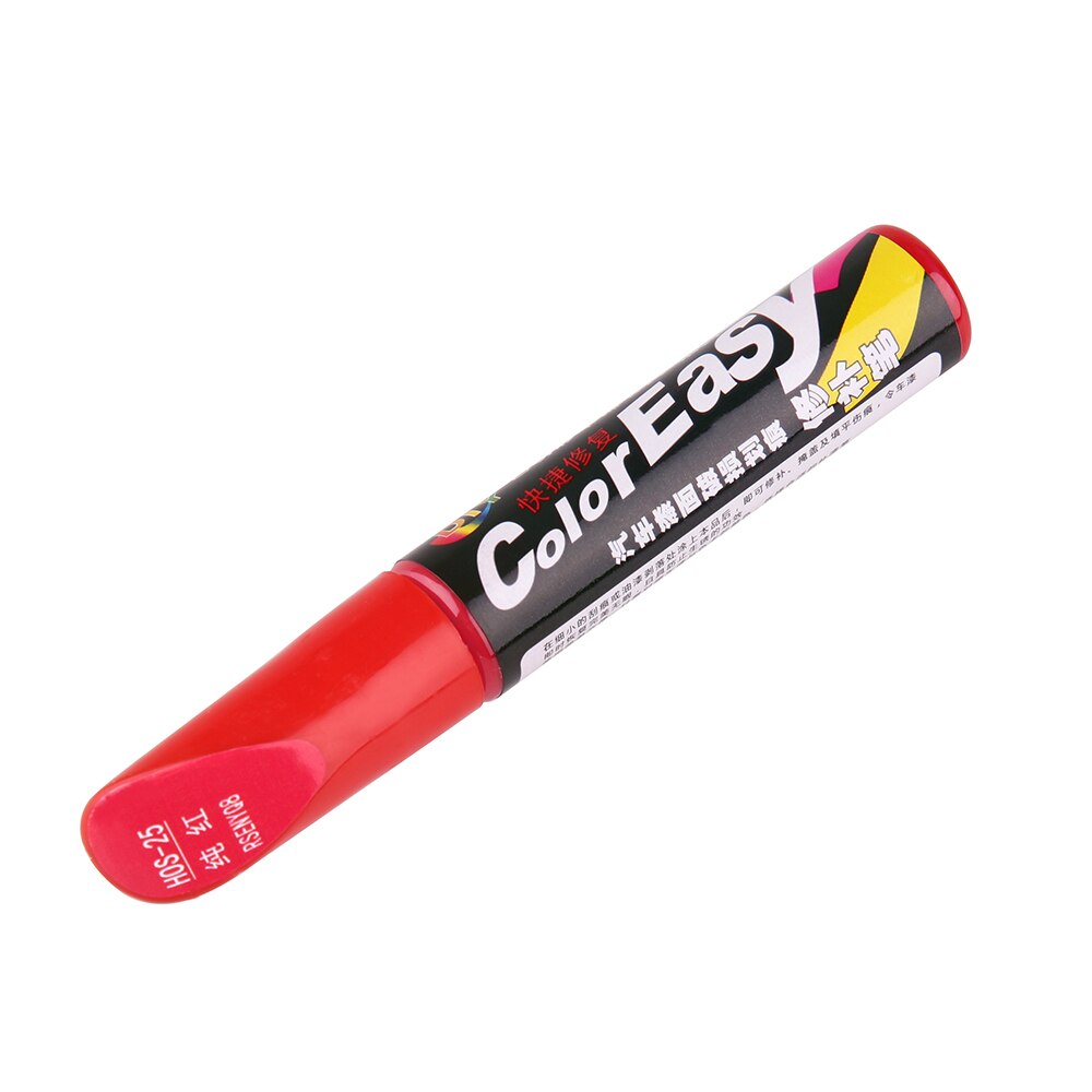 Reparador de pintura para coche, eliminador de arañazos, Color blanco, rojo, negro y plateado: Rojo