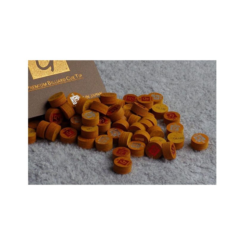 G2 Billiard Cue Tip Snooker Cue Tips One piece Pool Cues Tips Billiard Accessories Cue Tips Durable Made in Japan